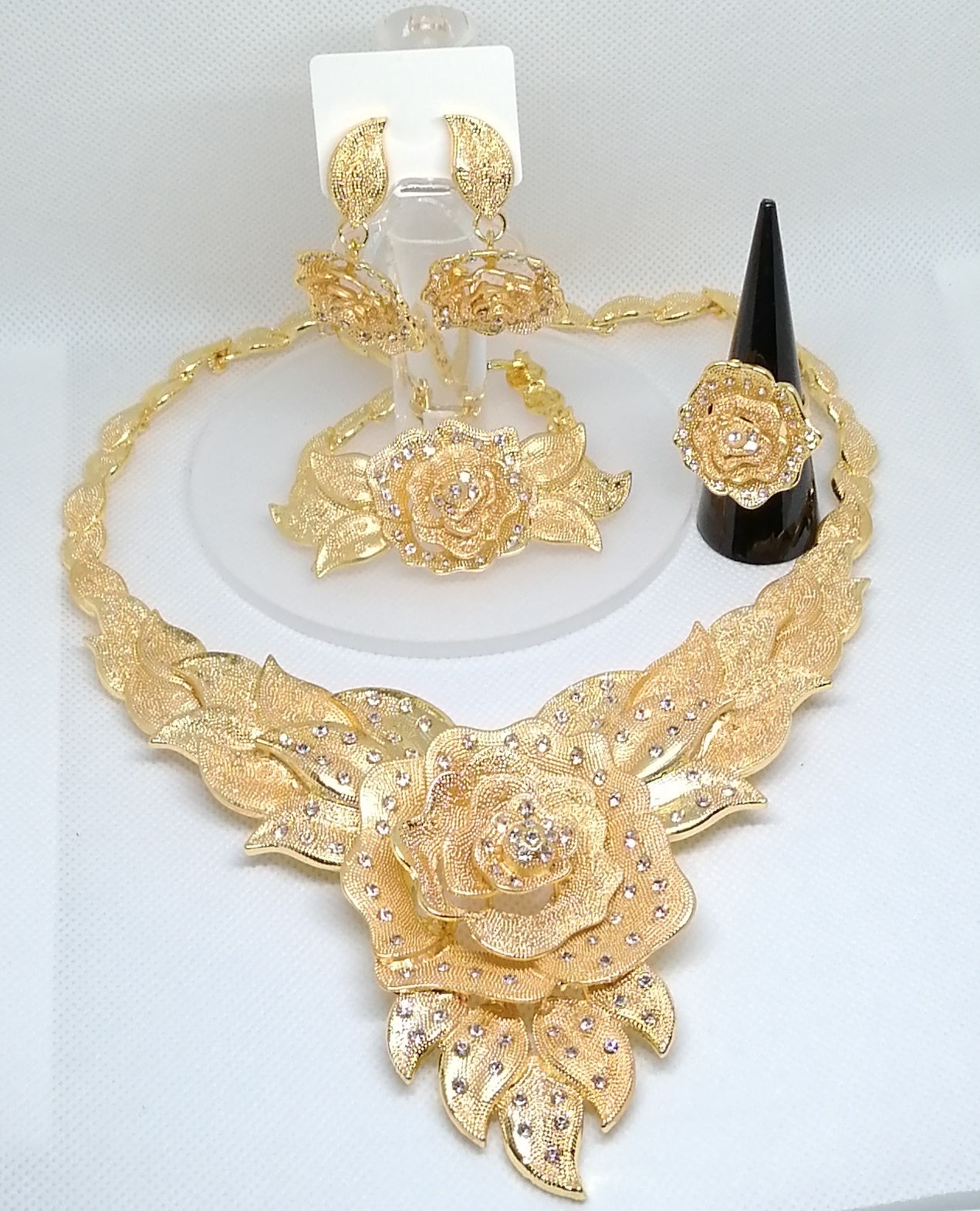 Parure Rose Géante