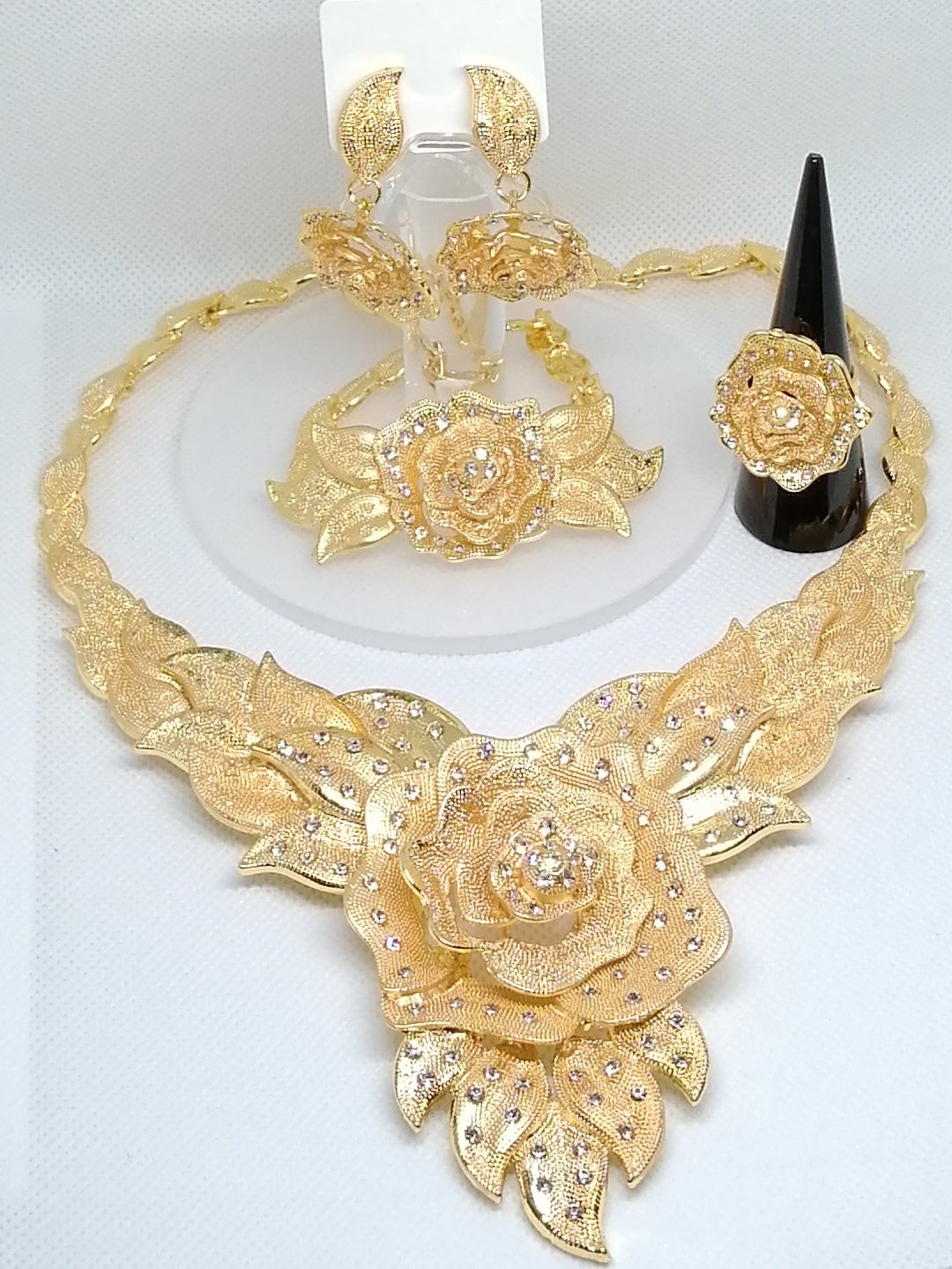 Parure Rose Géante