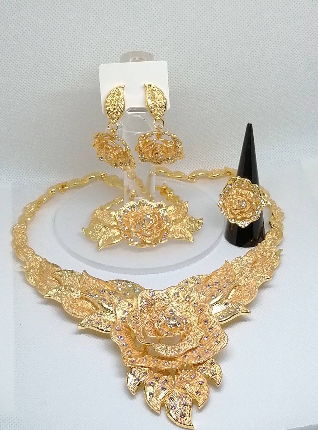 Parure Rose Géante