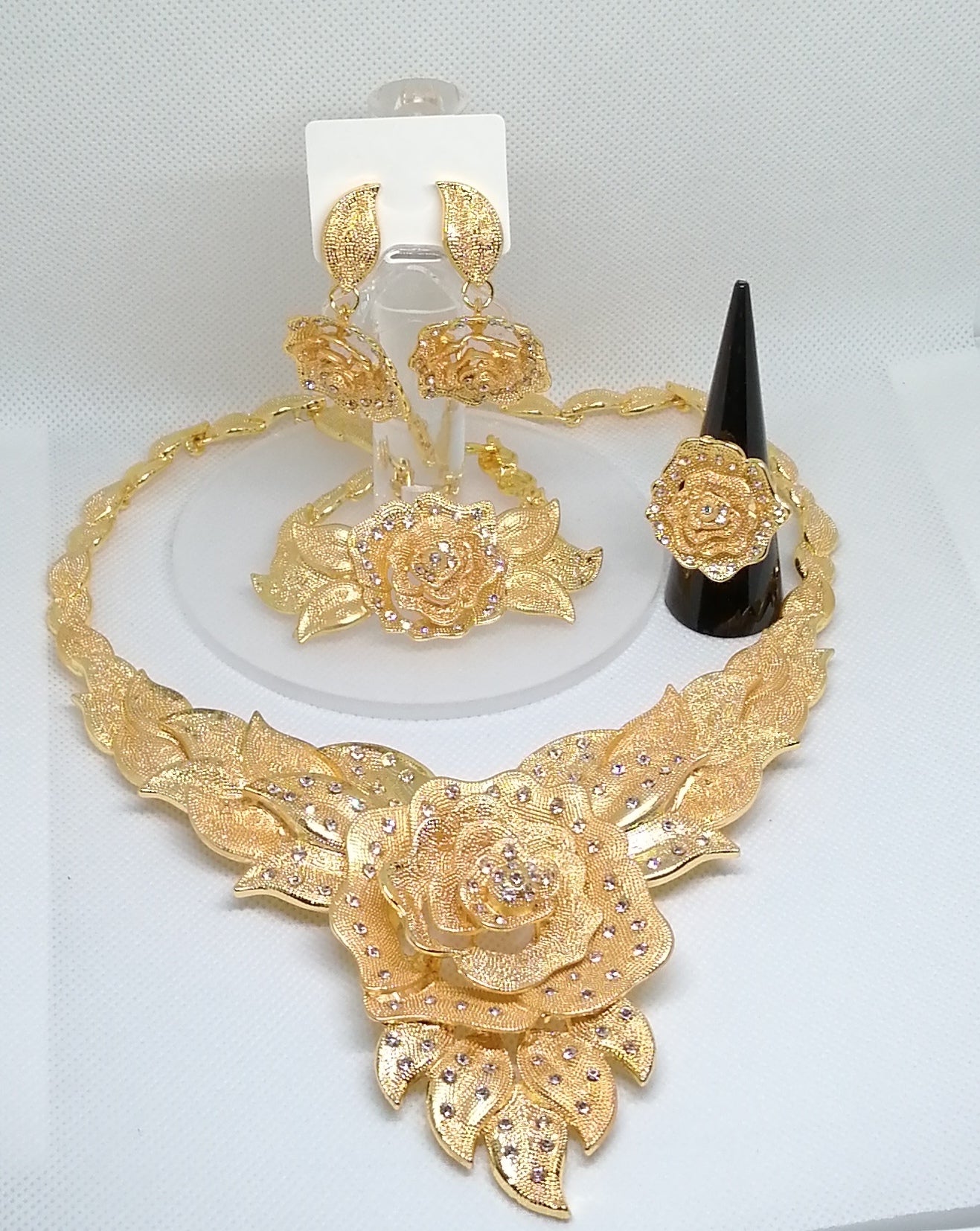 Parure Rose Géante