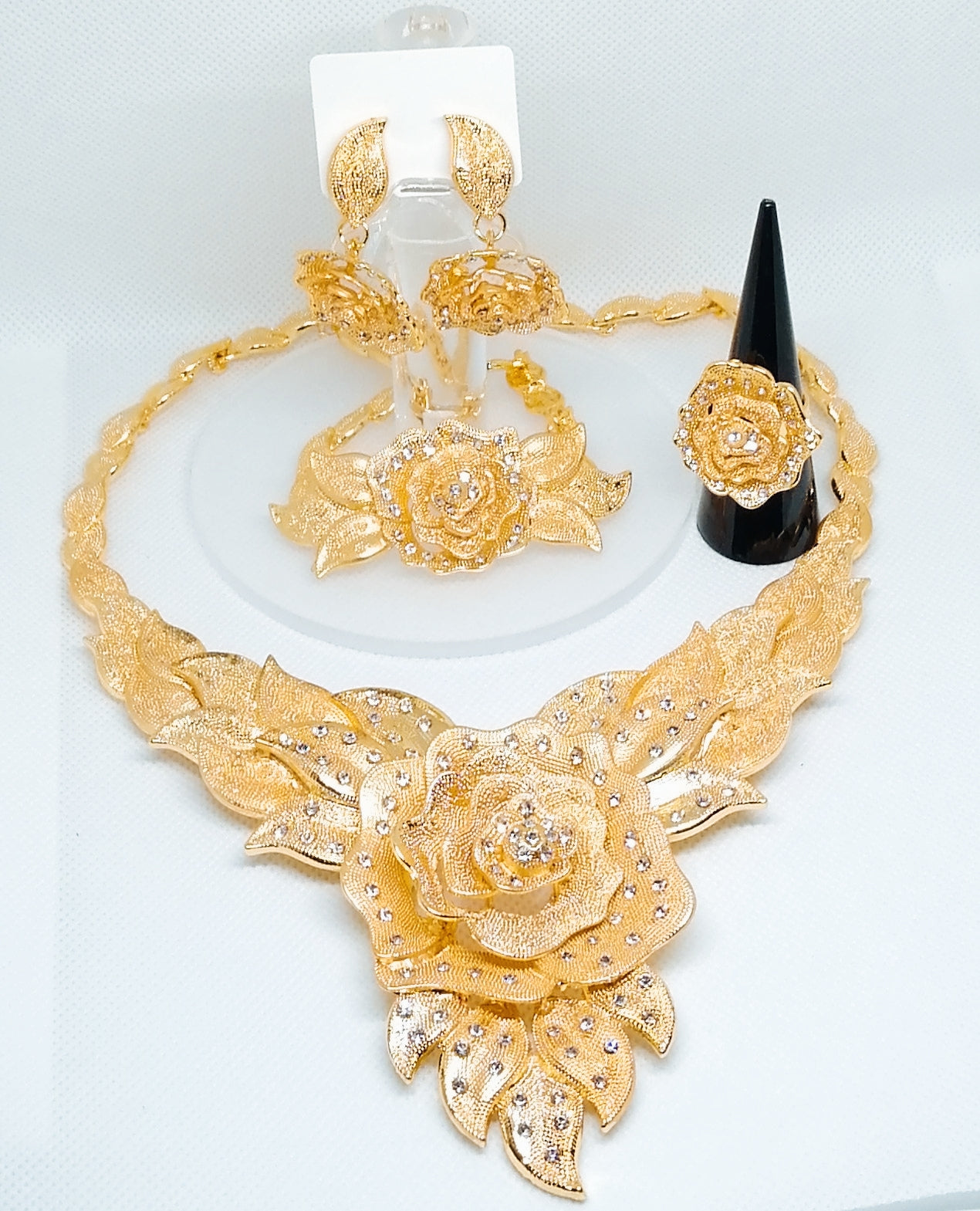 Parure Rose Géante