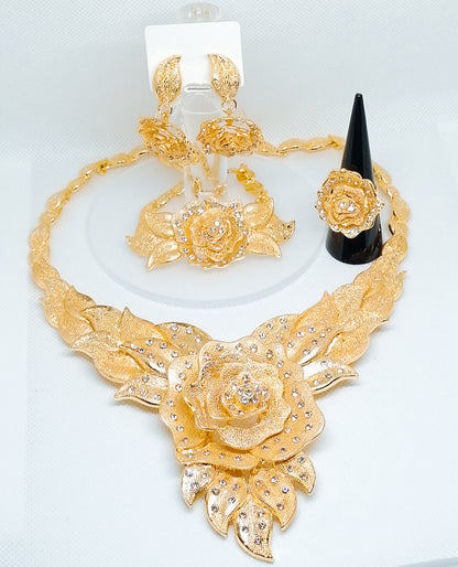 Parure Rose Géante