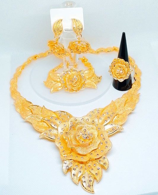 Parure Rose Géante