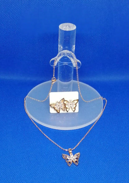 Pendentif Papillon Doré 18K
