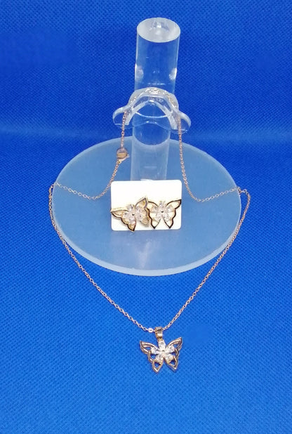 Pendentif Papillon Doré 18K